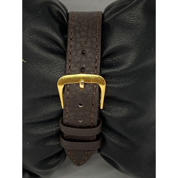 Kate Spade 0403 Women's Brown Leather Analog Gold Dial Quartz Wrist Watch XX600 - Picture 6 of 12